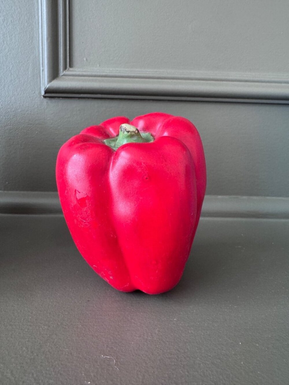 Mary Kirk Kelly Signed Ceramic Red Bell Pepper
